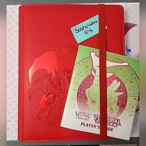 Charizard Ultra PRO Binder (NEW) Included-Temporal Forces Part Master Set MINT